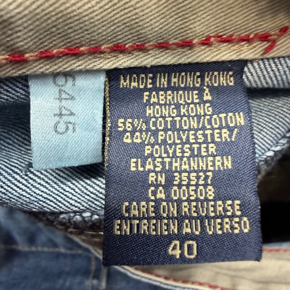 Marithe Francois Girbaud 6445 Mens 40 Vintage Y2K Straight Leg Denim Blue Jeans